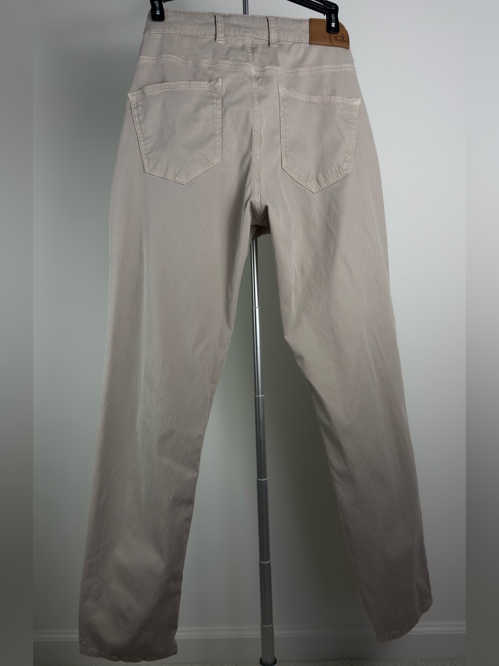 Peter Millar Crown Crafted Men's 5-Pocket Pants Khaki Beige Size 34x32 - Picture 4 of 6
